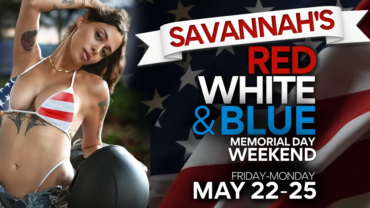SAVANNAH'S RED WHITE & BLUE MEMORIAL DAY WEEKEND