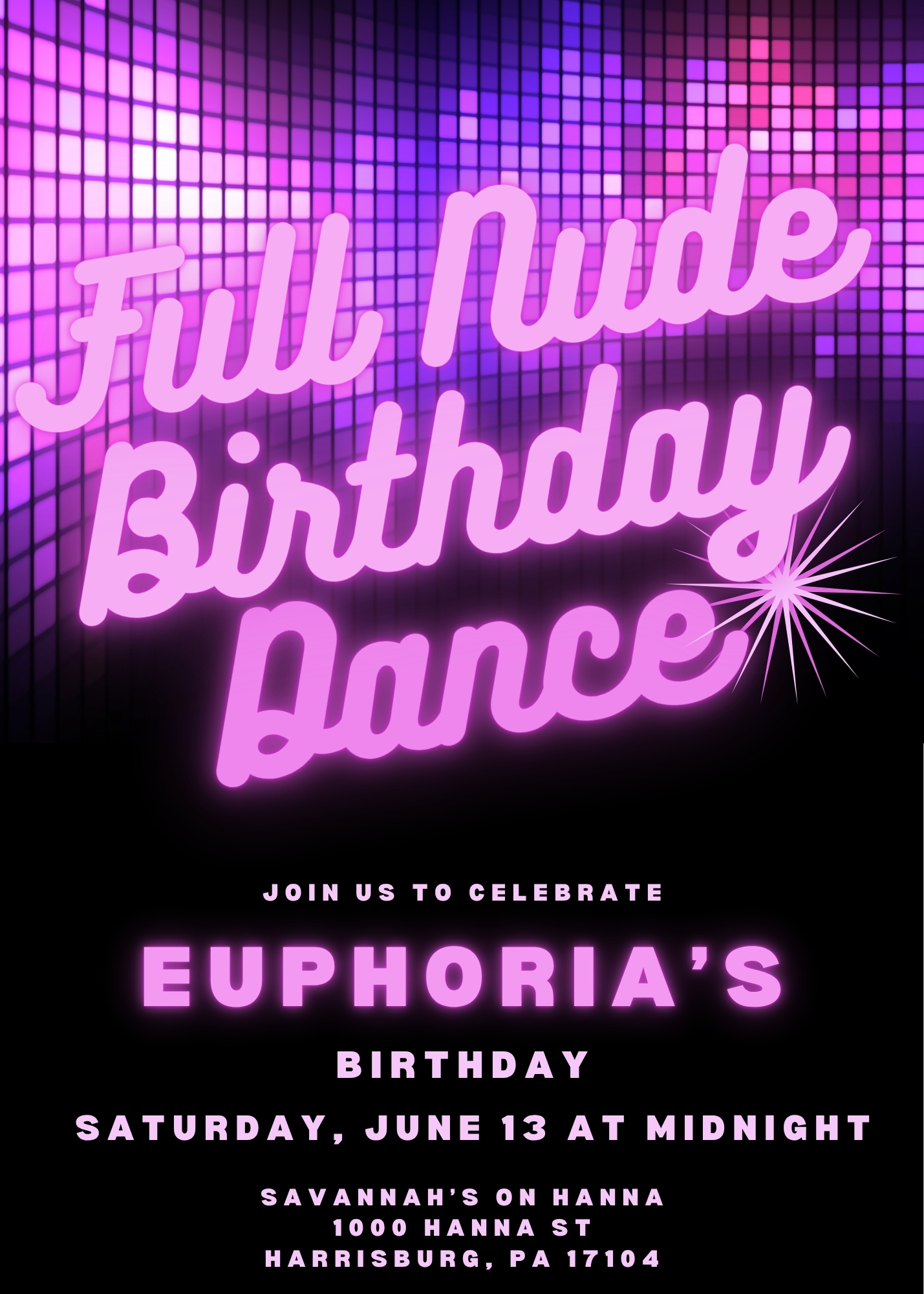EUPHORIA'S BIRTHDAY DANCE