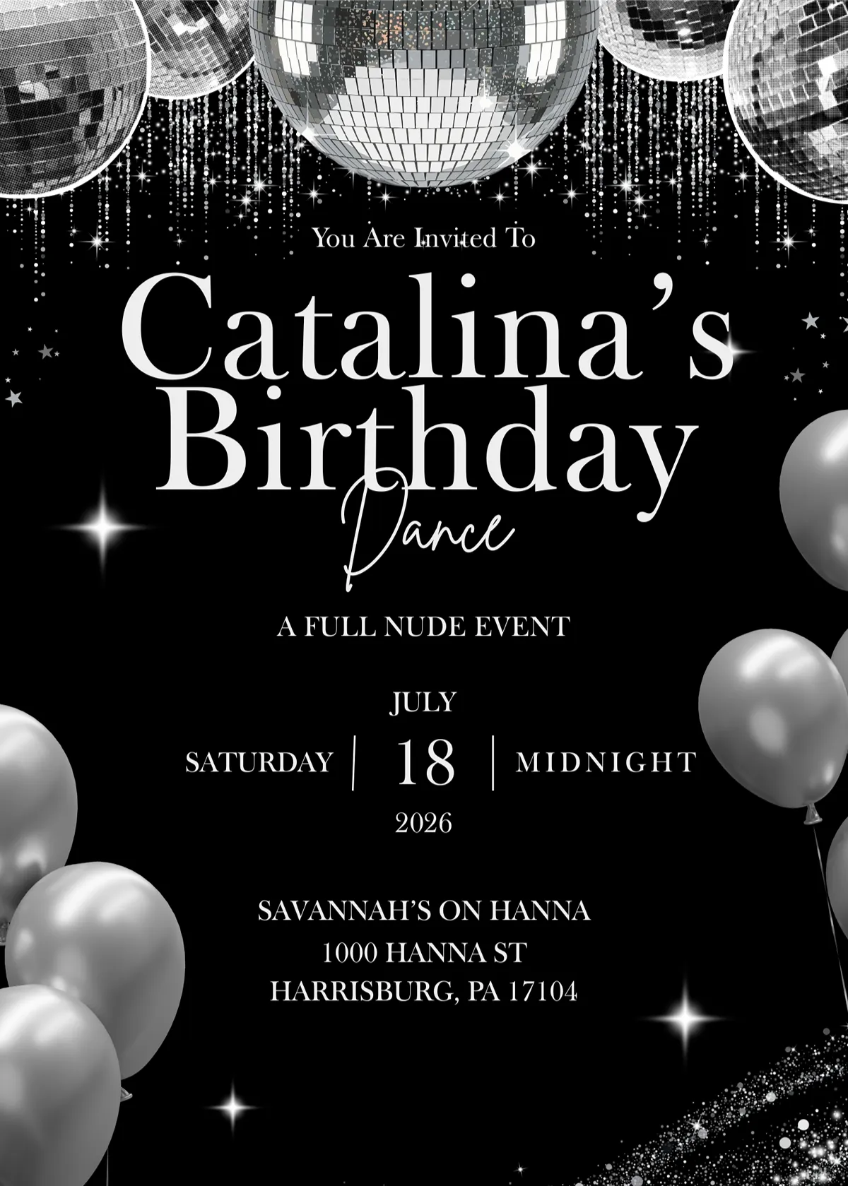 Catalina's Birthday Dance