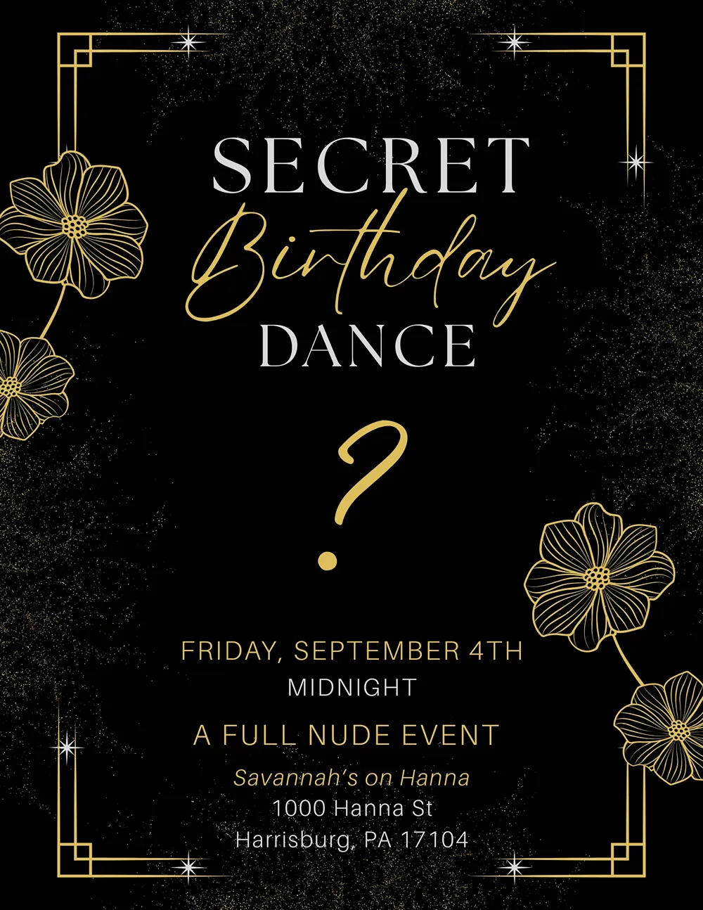 SECRET BIRTHDAY DANCE